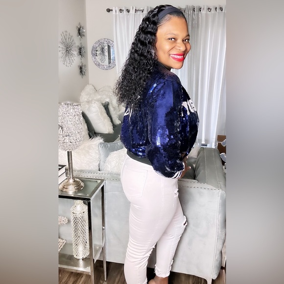 Sale‼️Dallas Cowboys sequin jacket. No Discount ‼️‼️ - Picture 9 of 13